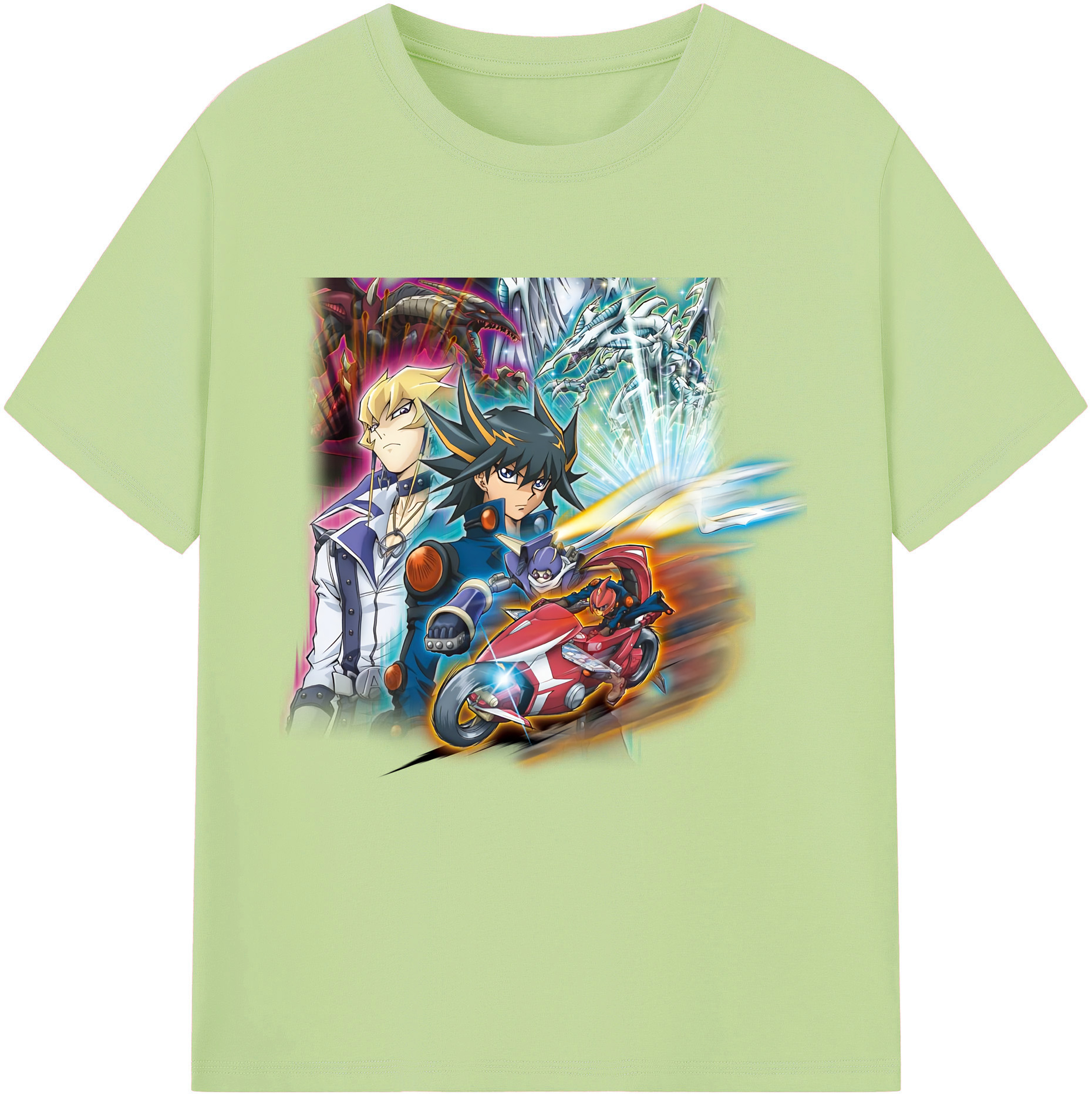 （画像用） 遊☆戯☆王 Yu-Gi-Oh! 綿100％半袖Tシャツ（フロントプリント）